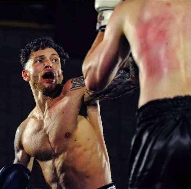 Jack Murphy competing in Muay Thai